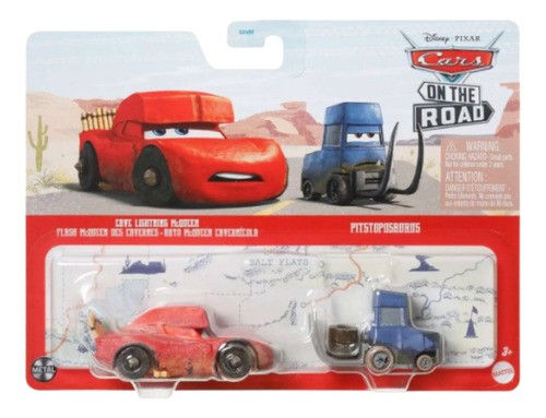 Disney Pixar Cars Cave Lighting Mcqueen & Pitstoposaurus 2-p