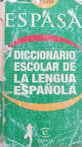 Diccionario Escolar De La Lengua Española Espasa Completo