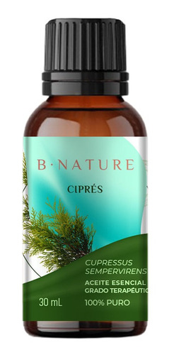 Aceite Esencial De Ciprés 30 Ml 100% Puro Y Natural Bnature