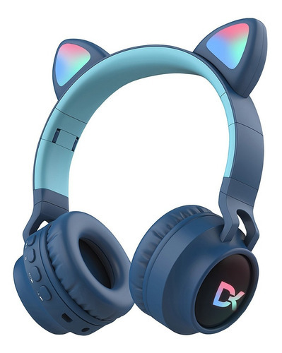 Auriculares Inalambricos Bluetooth Dekkin Vincha Orejas Gato