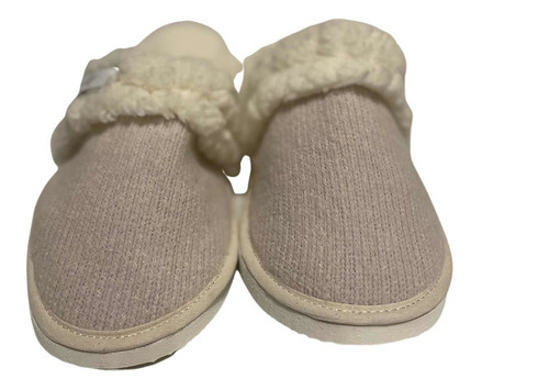 Imagen 3 de 6 de Pantuflas Corderito Mujer Anna Jersey Invierno Jelue Comodas