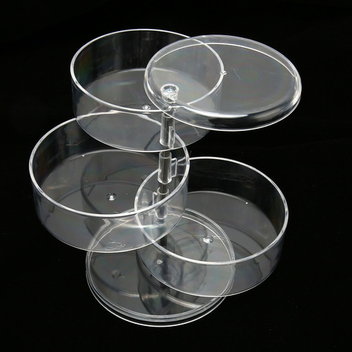 Soporte Para Pendientes De Mujer, Giratorio, 3 Capas