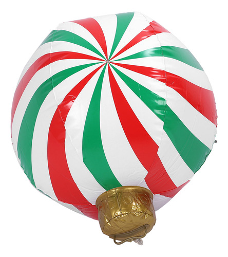Bola Inflable De Navidad Con Forma De Caramelo De 23.62 PuLG