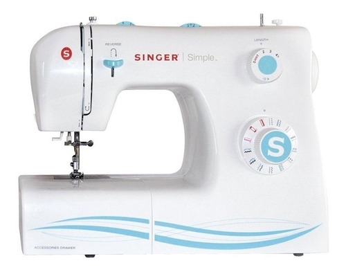 Máquina de coser Singer Simple 2263 portable blanca 110V - 120V