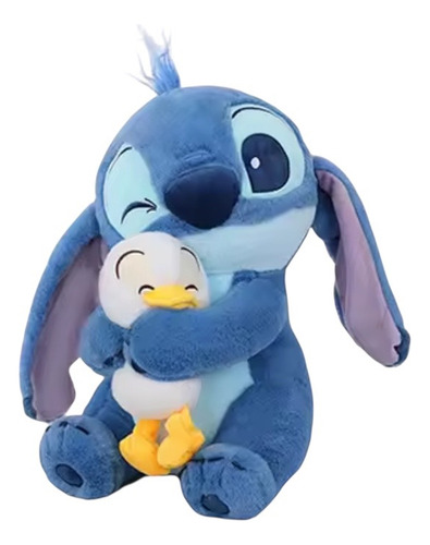 Peluche Stitch Con Patito Importado Cute 20cm C/u Stitch Patito 20cm