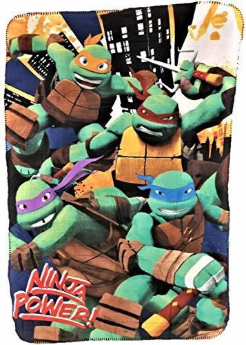 Manta De Forro Polar   Mutante Con Personajes Tmnt Raph...