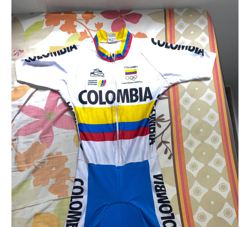 Uniformes De Ciclismo Enterizo De Colombia Para Mujer