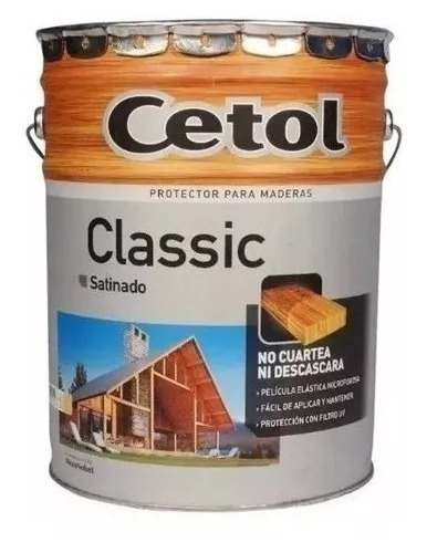 Cetol Classic Exterior Imprengna. Satinado X 20lt+pincel 10