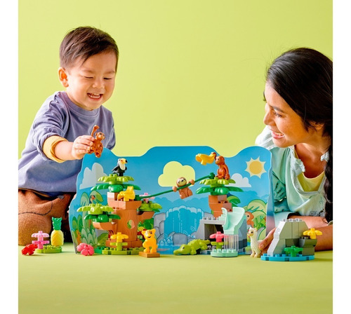 Kit Lego Duplo Fauna Salvaje De Sudamérica 10973 71 Piezas 71