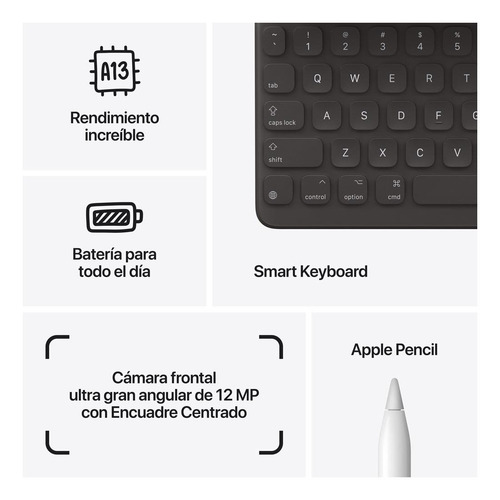 Imagen 8 de 10 de Apple iPad (9ª generación) 10.2" Wi-Fi 256GB - Color plata