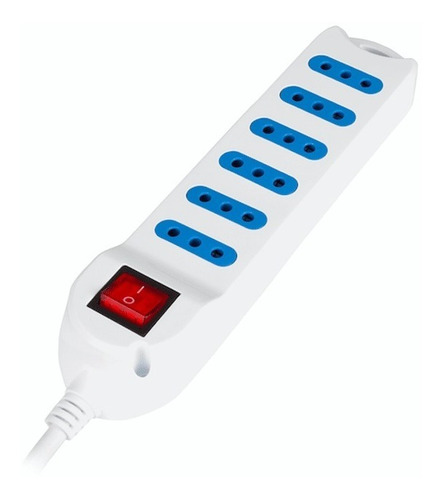 Extensión Philco Xt30 6 Entradas Ac 3 Mt Color Blanco Mirage