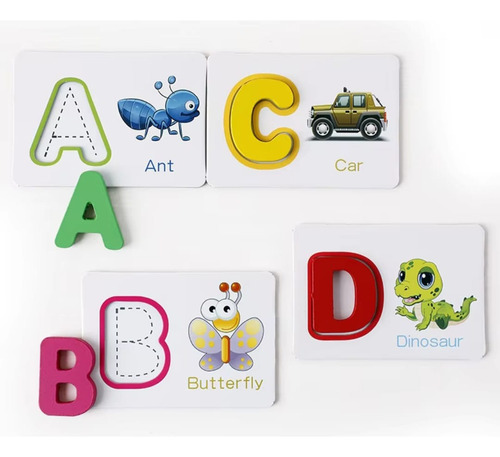 Tarjetas De Aprendizaje De Letras Abecedario En Inglés