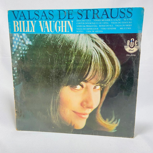 Disco Vinil Lp Billy Vaughn Valsas De Strauss - Usado (Usado)