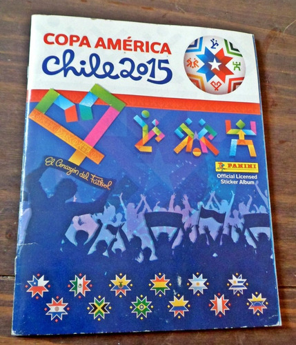  Album Copa America Chile 2015 Con 218 Figuritas