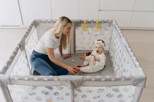 Playpen Nutty Toys Premium Para Bebés Y Niños Pequeños, Segu