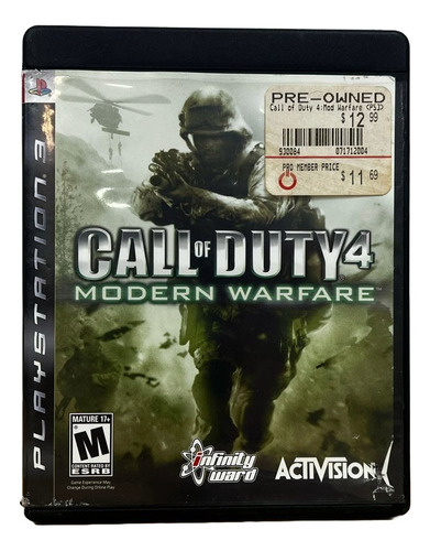 Call Of Duty 4: Modern Warfare  Modern Warfare Ps3