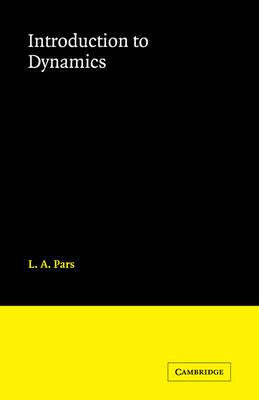 Libro Introduction To Dynamics - L. A. Pars