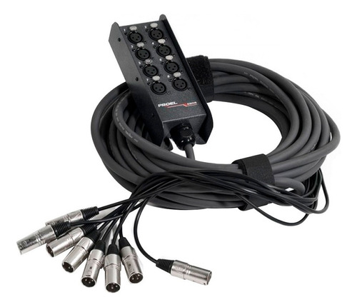 Proel Ebn8lu10 Snake Medusa 8 Canales 10 Mts Conector Xlr