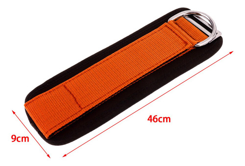 Correa De Tobillo Accesorio De Cable Anillo En D Naranja