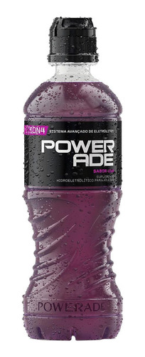 Fardo Com 6 Un Bebida Isotonica Powerade Roxo 500ml Uva