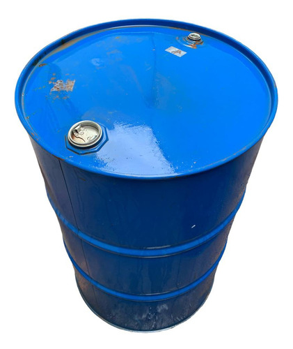 Tambor 200 Litros Azul Medidas 90x59 Cm Mesa Rústica