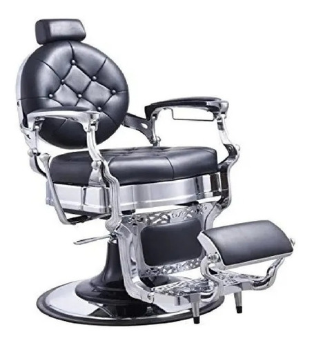 Imagen 3 de 6 de Sillon Barbero Barberia Peluqueria Clasico De Lujo Bergamo