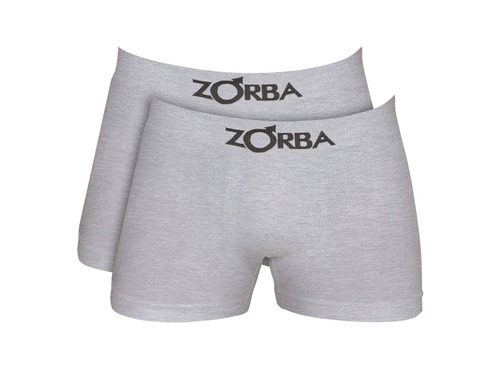 Kit Com 10 Cuecas Boxer Algodão Sem Costura Zorba 781