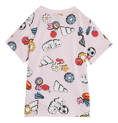 Shorth Conjunto 2 Piezas I Fun Aop Set adidas 6235 Rosa Niña