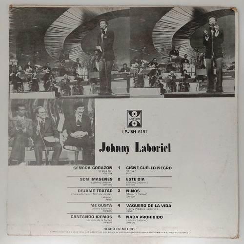 Johnny Laboriel - Señora Corazon Lp