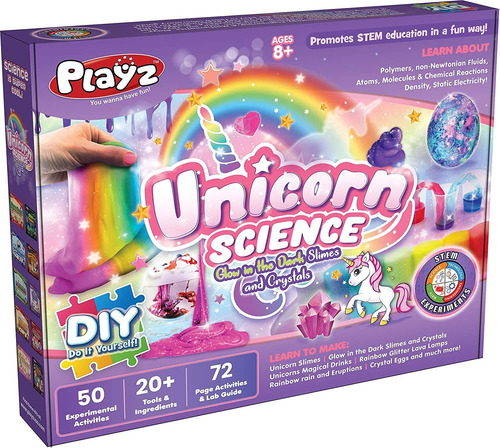 Unicorn Slime  Crystals Science Kit Regalo Para Niñas ...
