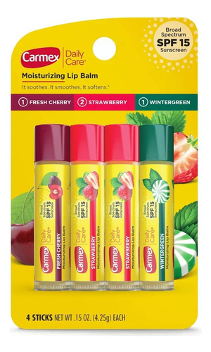 Carmex Lip Balm X4 Surtido