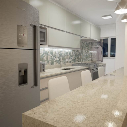 Imagem 4 de 28 de Apartamento, 2 Dorms Com 70.48 M² - Guilhermina - Praia Grande - Ref.: Ra102 - Ra102
