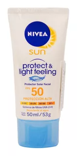 Protector Solar Nivea Sun Light Facial - mL a $549
