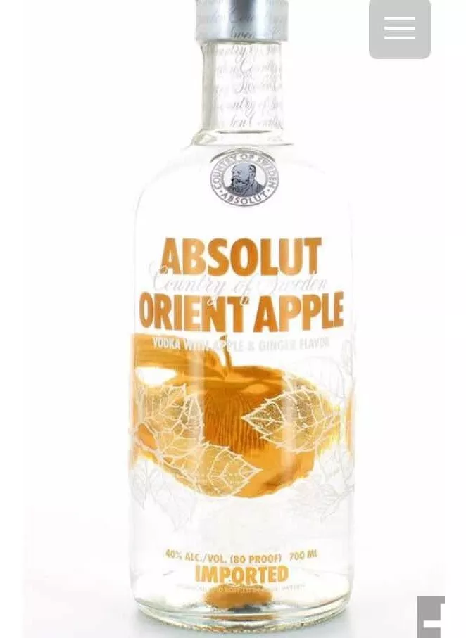 Absolut Vodka Orient Apple 1l