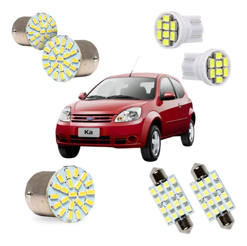 Kit Lampada Led Ford Ka 2008 2009 2010 2011 2012 2013