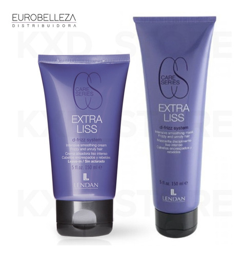 Kit Lendan Extra Liss Mascarilla 150ml +crema Alisante 150ml