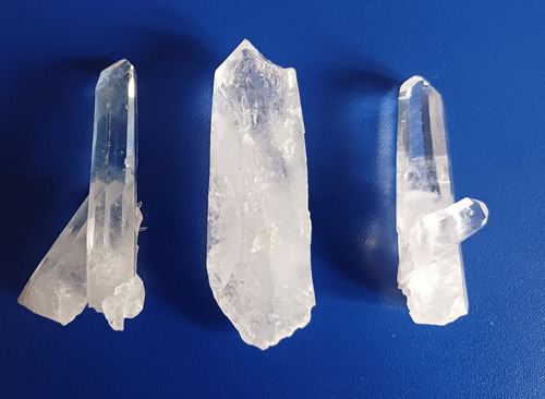Coleccion Set 3 Piedras Cristales De Cuarzo Blanco Legitimos