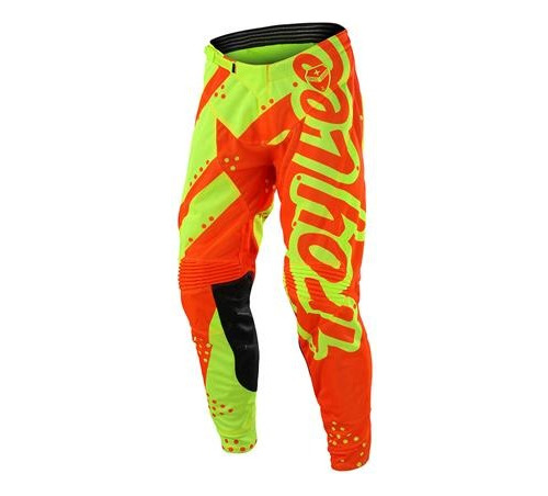 Pantalon Motocross Troy Lee Se Air Shadow Amarillo Naranja