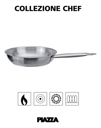 Sartén De Acero Inoxidable 20 Cm Chef Collection