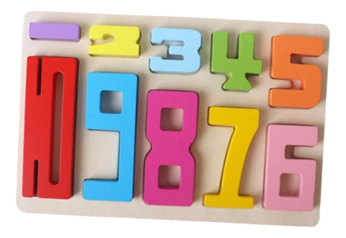 Juego De Rompecabezas De Números De Madera, Juguete