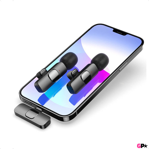 Par Microfonos Inalambrico Corbatero Usb Bluetooth P/ iPhone