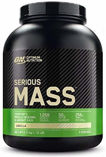 Optimum Nutrition Serious Mass, Sabor Vainilla, 6 Libras