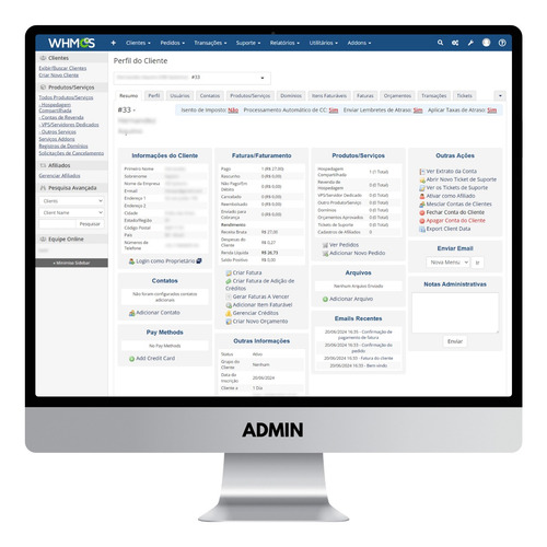 Whmcs 8.6.0 Crm Completo Última Versão 2023 + Brindes