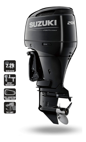 Motor De Popa Suzuki Df 200 Tx (6 Cil.), 4t Poddium Náutica