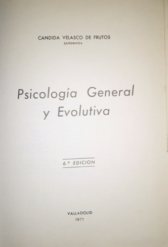 Psicología General Y Evolutiva