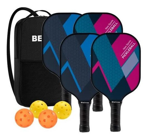 Beives Pickleball Paddles Juego De 4 Raquetas De Pickleball 