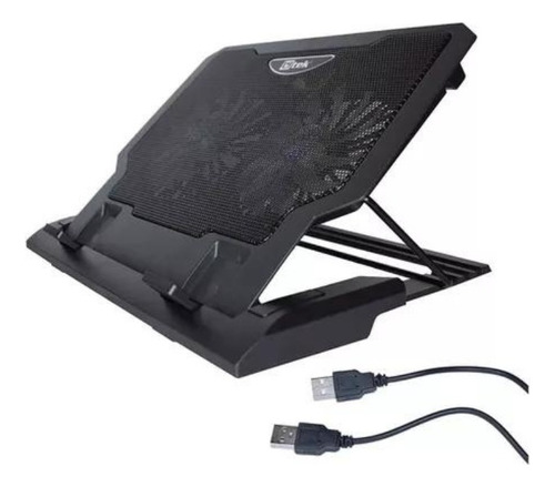 Base Ventilador Notebook Utek 12 A 17 Pulgadas Ut-ntc020