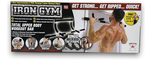 Barra Multifuncional Biceps Triceps Pectorales Iron Gym