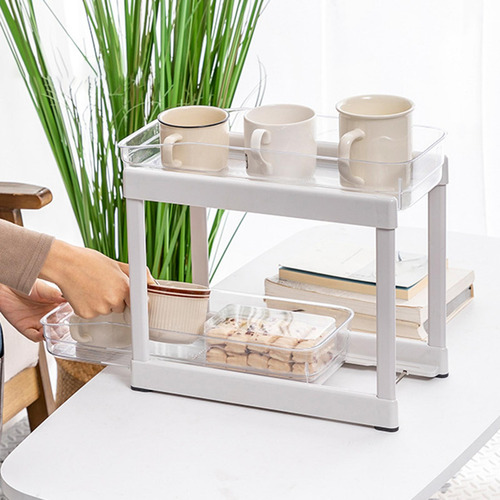 Organizador De Cajones Con Bandeja Deslizante 18,9x38x31,4cm