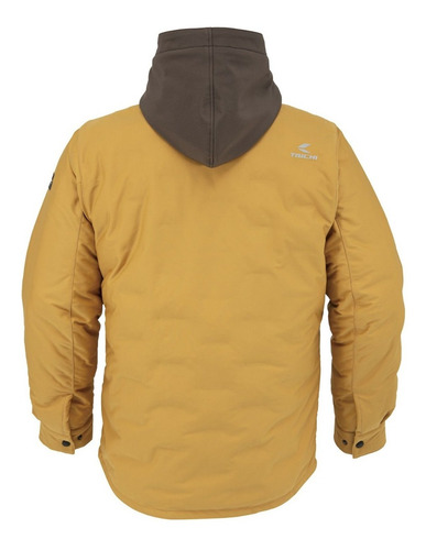 Campera Moto Rs Taichi Octane Hoodie Mustard Invierno